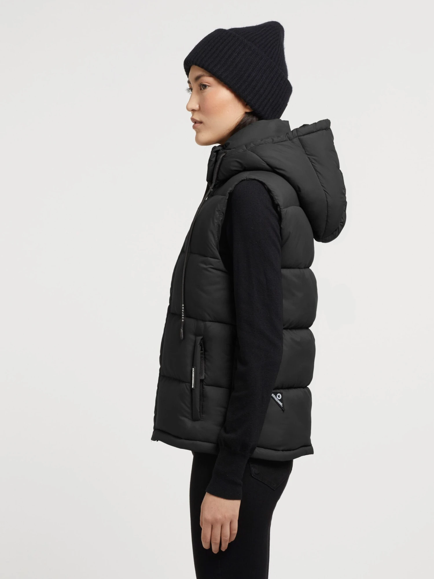 Khujo Bodywarmers Bodywarmer Eden Dames Zwart 5 Khujo Bodywarmers Bodywarmer Eden Dames Zwart - Afbeelding 5