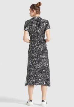 Khujo Blousejurken Blousejurk Goya Dames Zwart -Khujo 4a64c2be01e605ea1f66ef9c7b1f4dd3