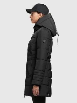 Khujo Korte Mantels Tussenmantel Amaray Dames Zwart -Khujo 4be6d1507c2d3cf71e9882e474d29864