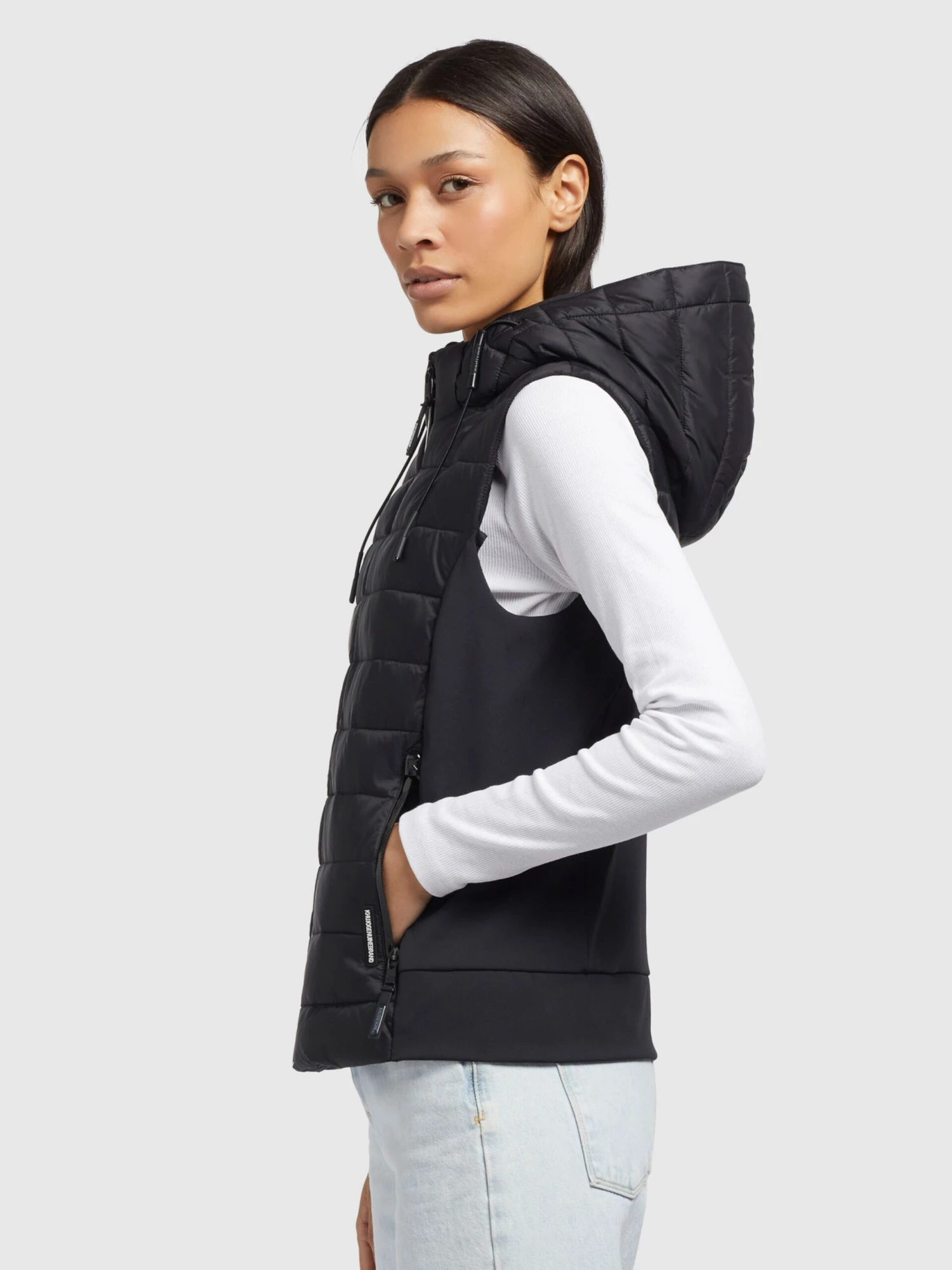 Khujo Bodywarmers Bodywarmer Fabia Matt Dames Zwart 5 Khujo Bodywarmers Bodywarmer Fabia Matt Dames Zwart - Afbeelding 5