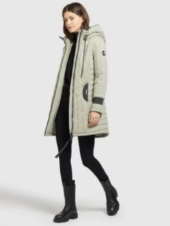 Khujo Tussenmantels Tussenmantel Jerry Dames Mintgroen -Khujo 4f568d6a8fb16f74956dda975b79a048