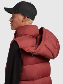 Khujo Bodywarmers Bodywarmer Magneta Dames Roestrood -Khujo 50f2fbc77f7e0080cebac7c775125005