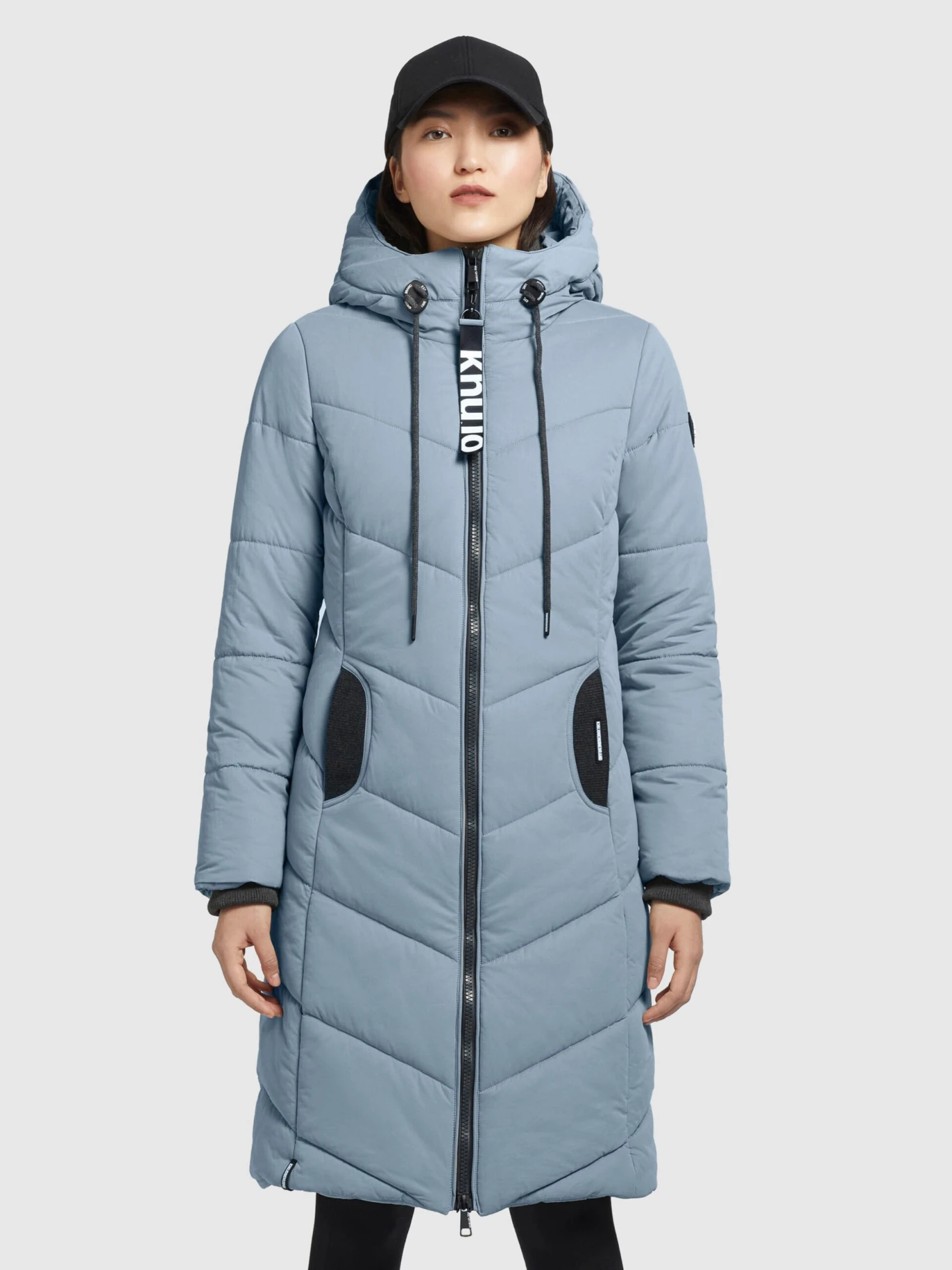 Khujo Wintermantels Wintermantel Aribay 3 Dames Duifblauw 2 Khujo Wintermantels Wintermantel Aribay 3 Dames Duifblauw - Afbeelding 2