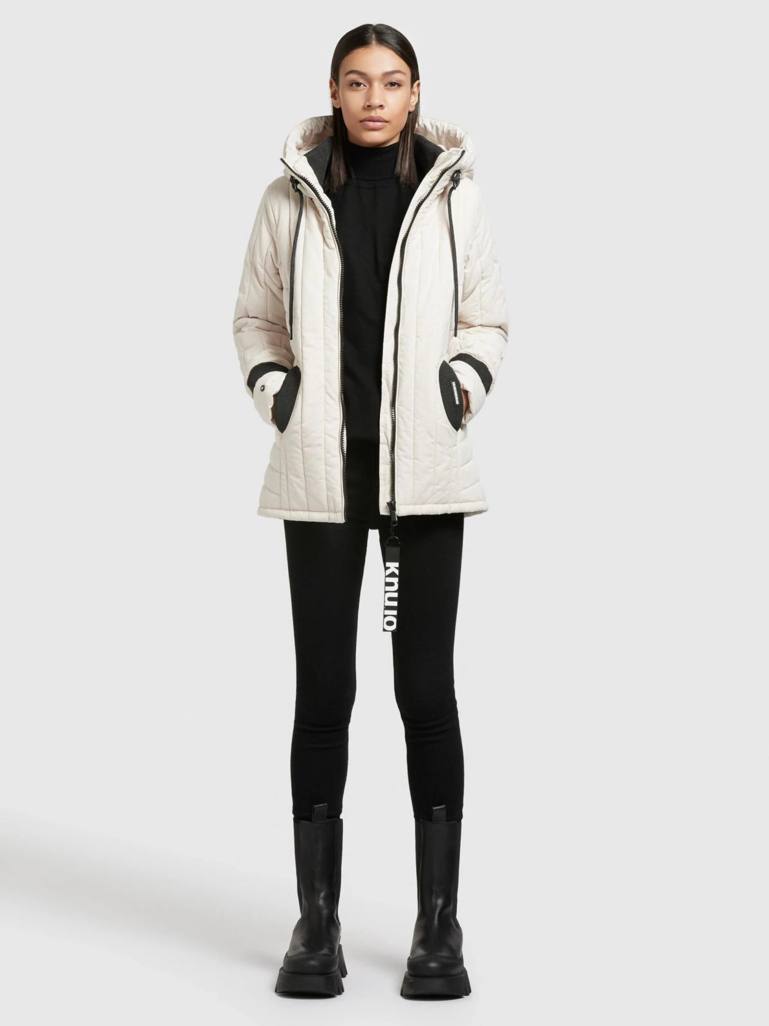 Khujo Tussenjassen Tussenjas Tweety Dames Offwhite 6 Khujo Tussenjassen Tussenjas Tweety Dames Offwhite - Afbeelding 6