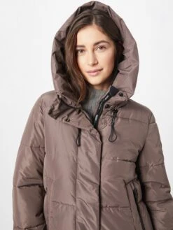 Khujo Tussenmantels Tussenmantel Soulani Dames Taupe -Khujo 568bbb152521ca68ac521b63924d5d17