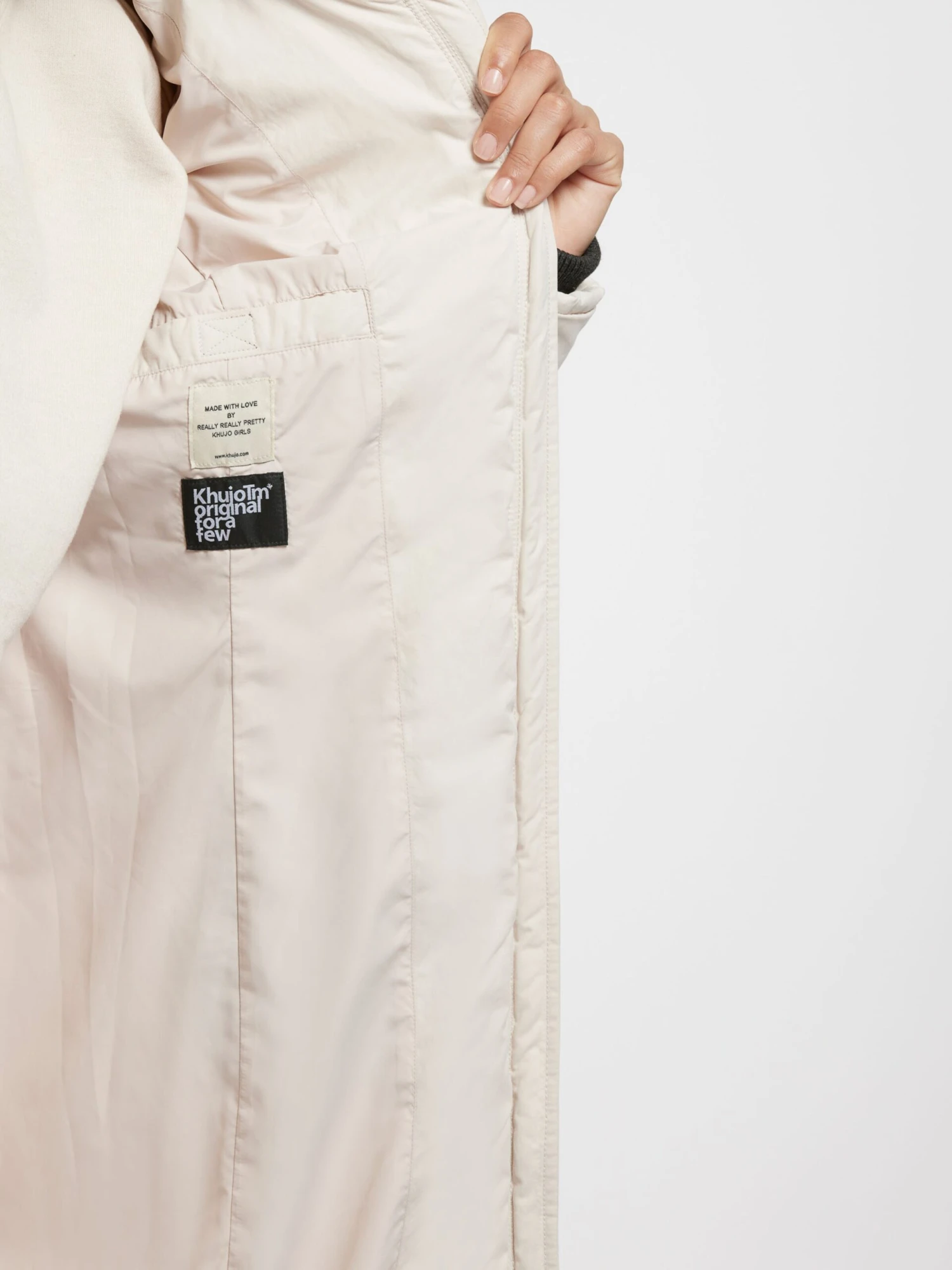 Khujo Wintermantels Wintermantel Aribay 3 Dames Offwhite 8 Khujo Wintermantels Wintermantel Aribay 3 Dames Offwhite - Afbeelding 8