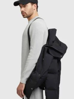 Khujo Winterjassen Winterjas Cann Heren Zwart -Khujo 5895922100722b924b5dc978fe2d652b