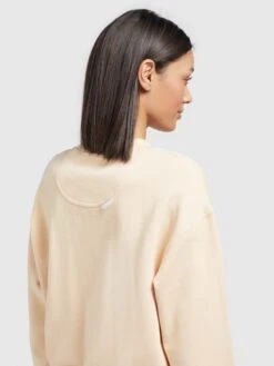 Khujo Sweatshirts Sweatshirt Esperanza Dames Lichtgeel -Khujo 592dc18e6399bd2913d7d7fb48420109