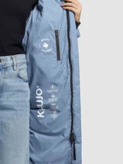 Khujo Wintermantels Wintermantel Julina Dames Lichtblauw -Khujo 59666665ca122eaee4887df531decd46