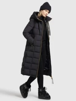 Khujo Wintermantels Wintermantel Aruba Dames Zwart -Khujo 5a1734c5a33690aa05777b45af107dc6