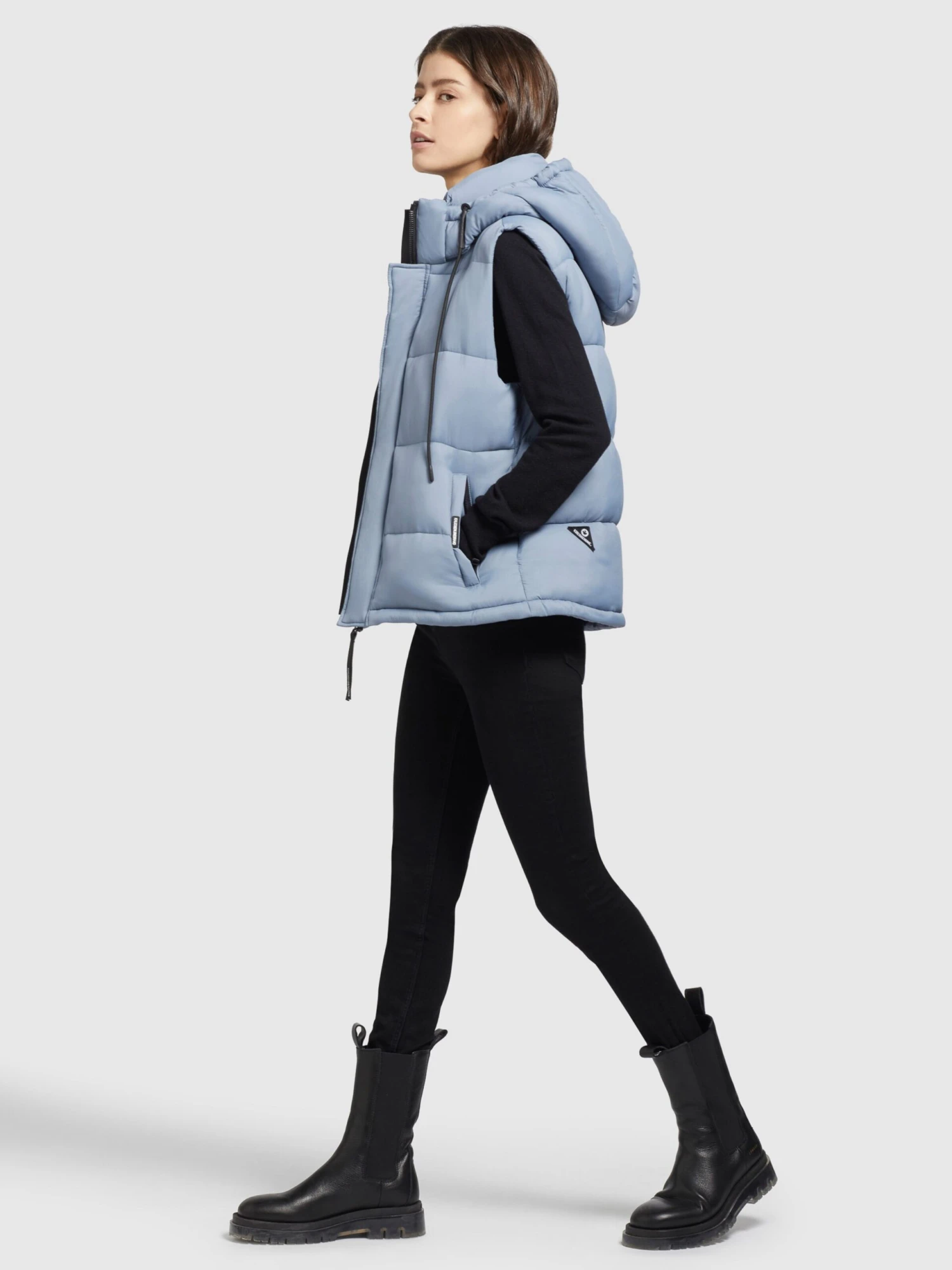 Khujo Bodywarmers Bodywarmer Eden Dames Lichtblauw 6 Khujo Bodywarmers Bodywarmer Eden Dames Lichtblauw - Afbeelding 6