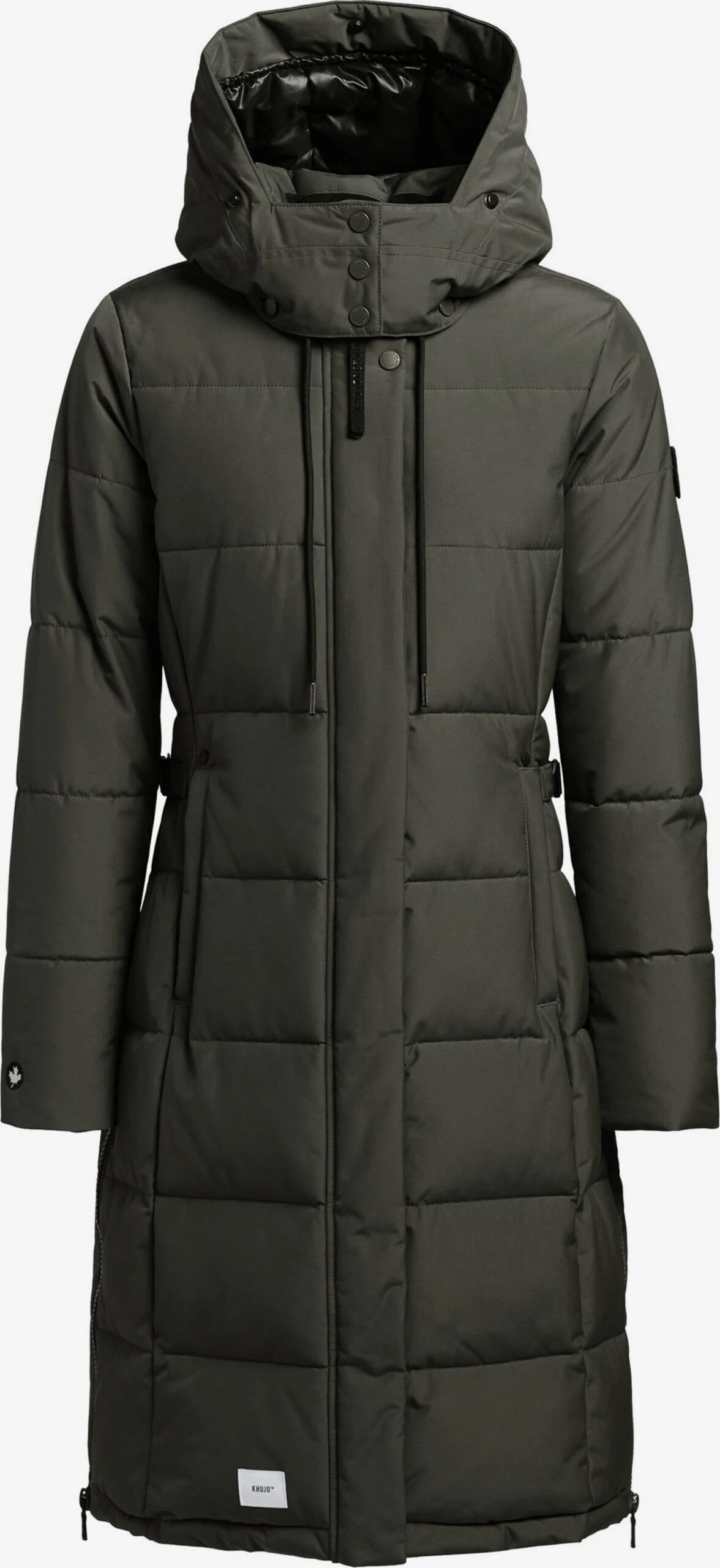 Khujo Wintermantels Wintermantel Cliv Dames Donkergroen 1 Khujo Wintermantels Wintermantel Cliv Dames Donkergroen