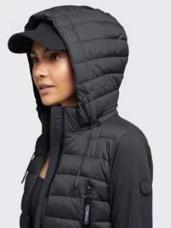 Khujo Tussenjassen Tussenjas Dalis Matt Dames Zwart -Khujo 5df6cffc63b81bc1c7fc292d393977fd