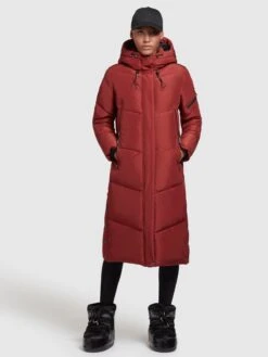 Khujo Tussenmantels Tussenmantel Dames Donkerrood -Khujo 5e1bfbe11b6b43ccb07adbd765037978