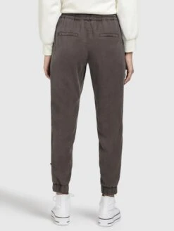 Khujo Pantalons Tapered Broek SANDI Dames Antraciet -Khujo 62224f0c9d4ef8224a0b72a3274ab9bf