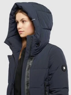 Khujo Tussenmantels Tussenmantel Namita Dames Navy -Khujo 67c5e86b0825f07f15b5ff3afe2681d4