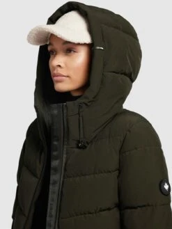 Khujo Winterjassen Winterjas Fames Dames Donkergroen -Khujo 67e601ff27e1ed64d7c26f4a4bb28802