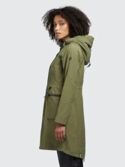 Khujo Parkas Tussenparka Dames Olijfgroen -Khujo 69fe582c21e6445466567f2c00d291f8