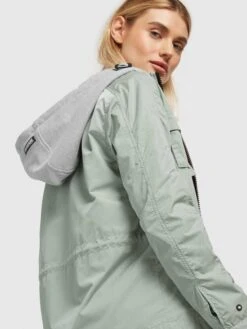 Khujo Tussenjassen Tussenjas FLAMES Dames Pastelgroen -Khujo 6b10ea9e49db3f9b9701f4685c129269