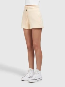 Khujo Shorts Regular Broek Dames Lichtgeel -Khujo 6d68300e699ac25f4adb6c95278a245c