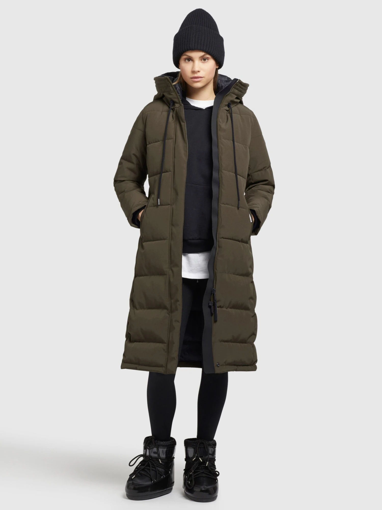 Khujo Wintermantels Wintermantel Rugg Dames Olijfgroen 3 Khujo Wintermantels Wintermantel Rugg Dames Olijfgroen - Afbeelding 3