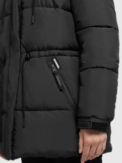 Khujo Winterjassen Winterjas Leviani Dames Zwart -Khujo 704b0eb7f865ff7b1548793d9584d0d2