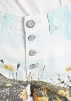 Khujo Denim Shorts Loosefit Jeans Anouk Dames Gemengde Kleuren -Khujo 71fb3206f4cf165964ce89d48140e228