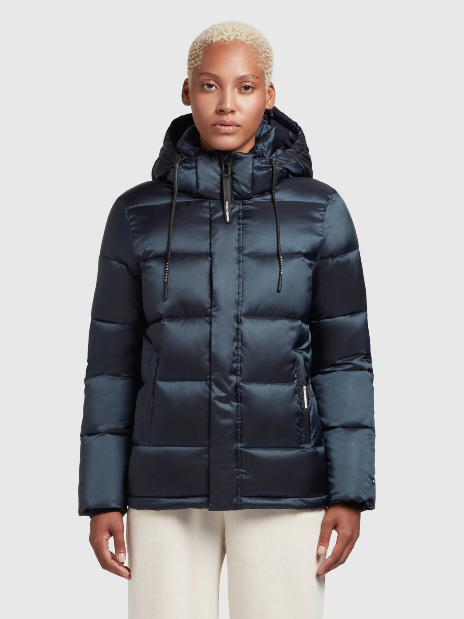 Khujo Winterjassen Winterjas Evona Dames Nachtblauw 2 Khujo Winterjassen Winterjas Evona Dames Nachtblauw - Afbeelding 2