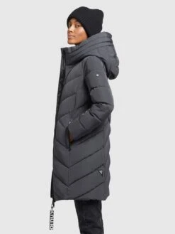 Khujo Wintermantels Wintermantel Formin Dames Grafiet -Khujo 75637dd066b7b126a8e1a12459d4cbd6