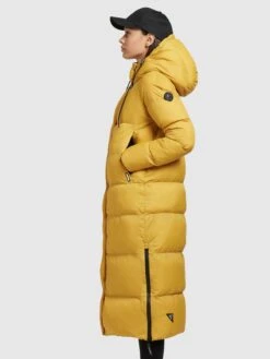 Khujo Wintermantels Wintermantel Dames Goudgeel -Khujo 759c3fd65240ab0423460b10464fb5c5