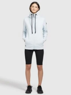 Khujo Sweatvesten Sweatvest TOSTA Dames Pastelblauw -Khujo 765d9b87f38348b60b2299d30b28f7ae