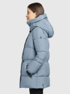Khujo Winterjassen Winterjas Leviani2 Dames Duifblauw -Khujo 786a0281db16b03d26f172df44ac2ac3
