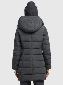 Khujo Korte Mantels Wintermantel Floyt Dames Donkergrijs -Khujo 78e62d706734a4873964f02700310daa