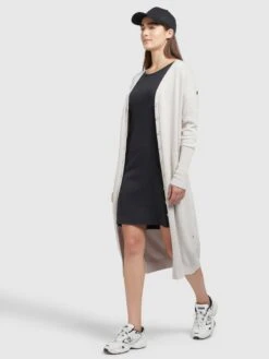 Khujo Vesten Gebreid Vest Elina Dames Crème -Khujo 7d6b2017e7e48bf3face8b341f41eb19