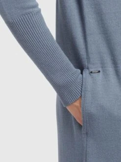 Khujo Vesten Gebreid Vest Elina Dames Blauw -Khujo 7df43cda98b6c87c27843d22c67704a7