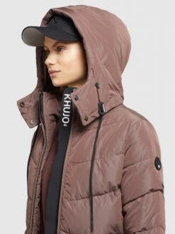 Khujo Wintermantels Wintermantel Huba Dames Lila -Khujo 7e2c7d67445b10d9430904461fa7bc71