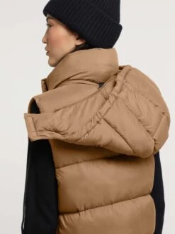 Khujo Bodywarmers Bodywarmer Eden Dames Lichtbruin -Khujo 800065465832a66f8141de81cfd3453a