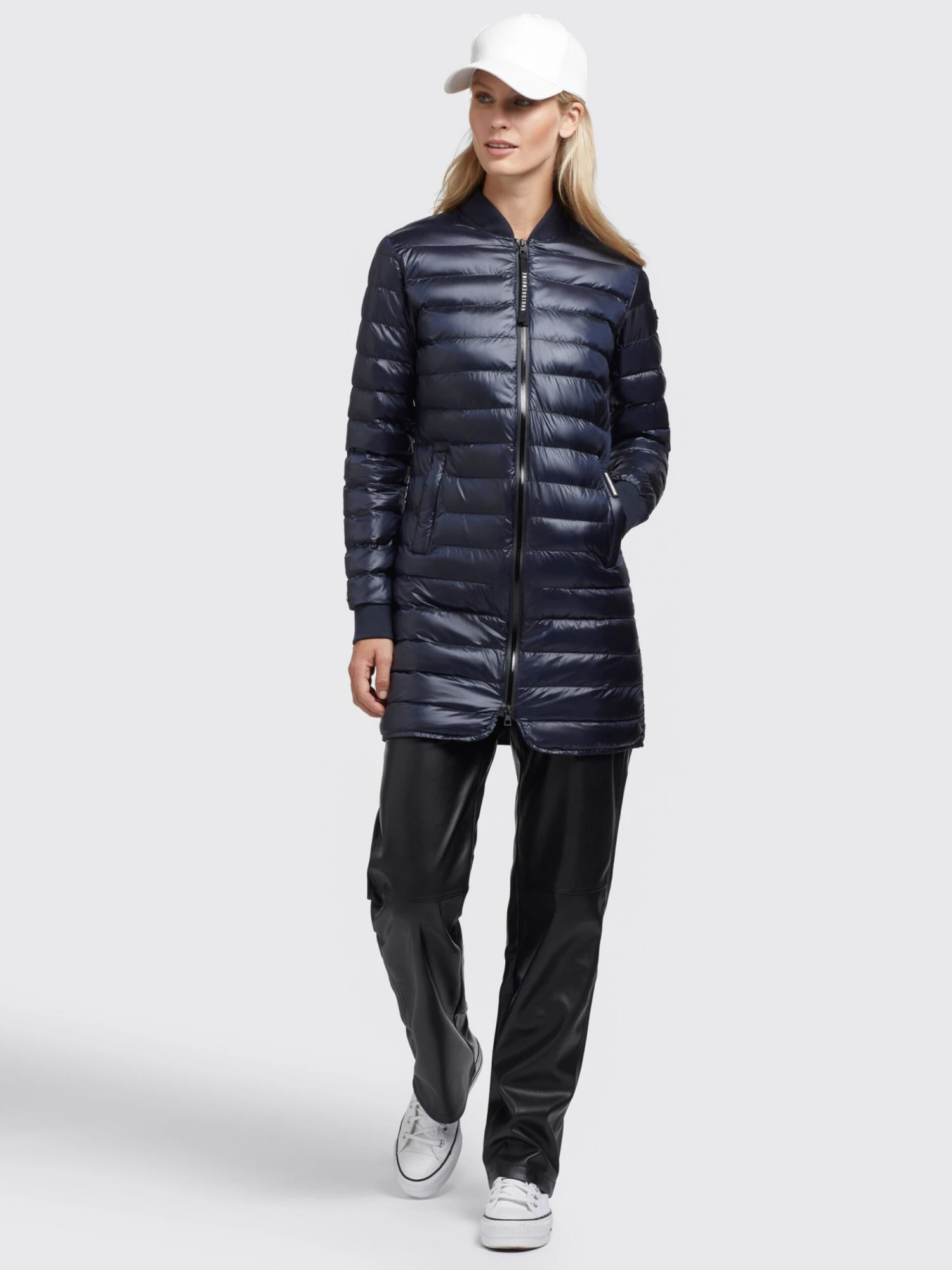 Khujo Winterjassen Winterjas Greta Dames Navy 3 Khujo Winterjassen Winterjas Greta Dames Navy - Afbeelding 3