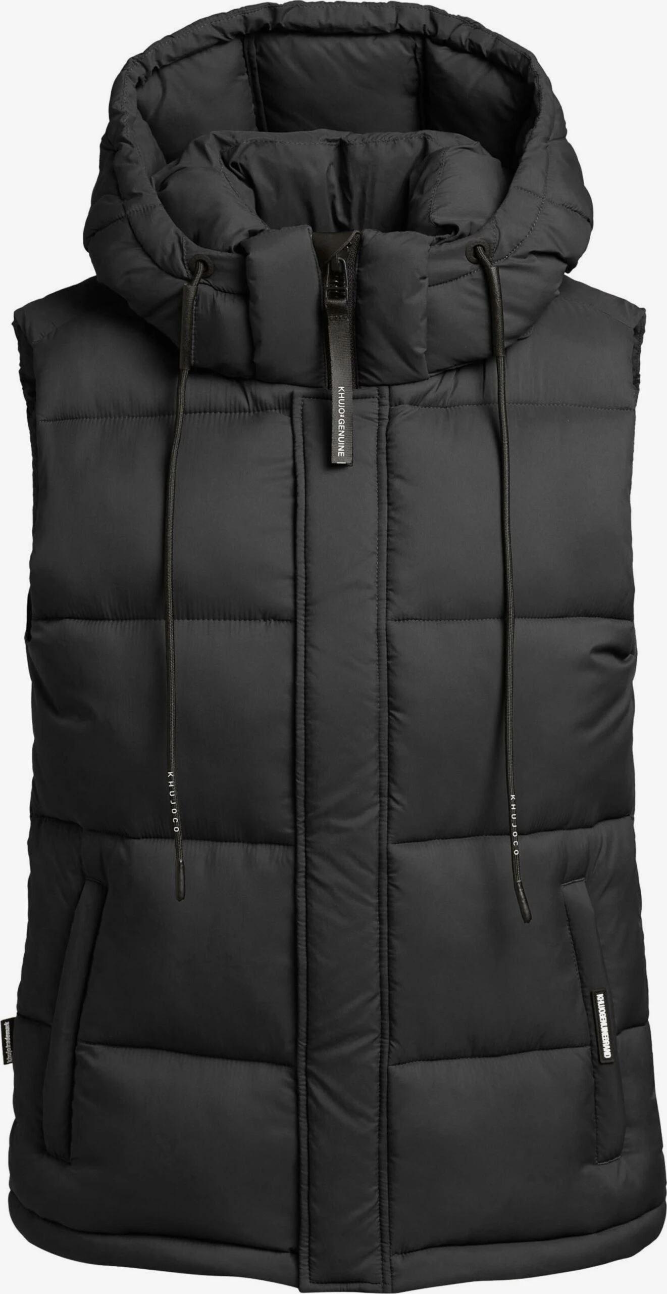 Khujo Bodywarmers Bodywarmer Eden Dames Zwart 1 Khujo Bodywarmers Bodywarmer Eden Dames Zwart