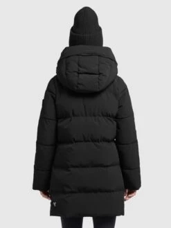 Khujo Korte Mantels Wintermantel Wente Dames Zwart -Khujo 8687b4f869f3f062b22096f7d203aa2b