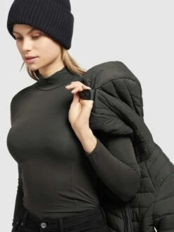 Khujo Wintermantels Wintermantel Nita Dames Kaki -Khujo 874797e76734a3e7276ad82a68da5b78