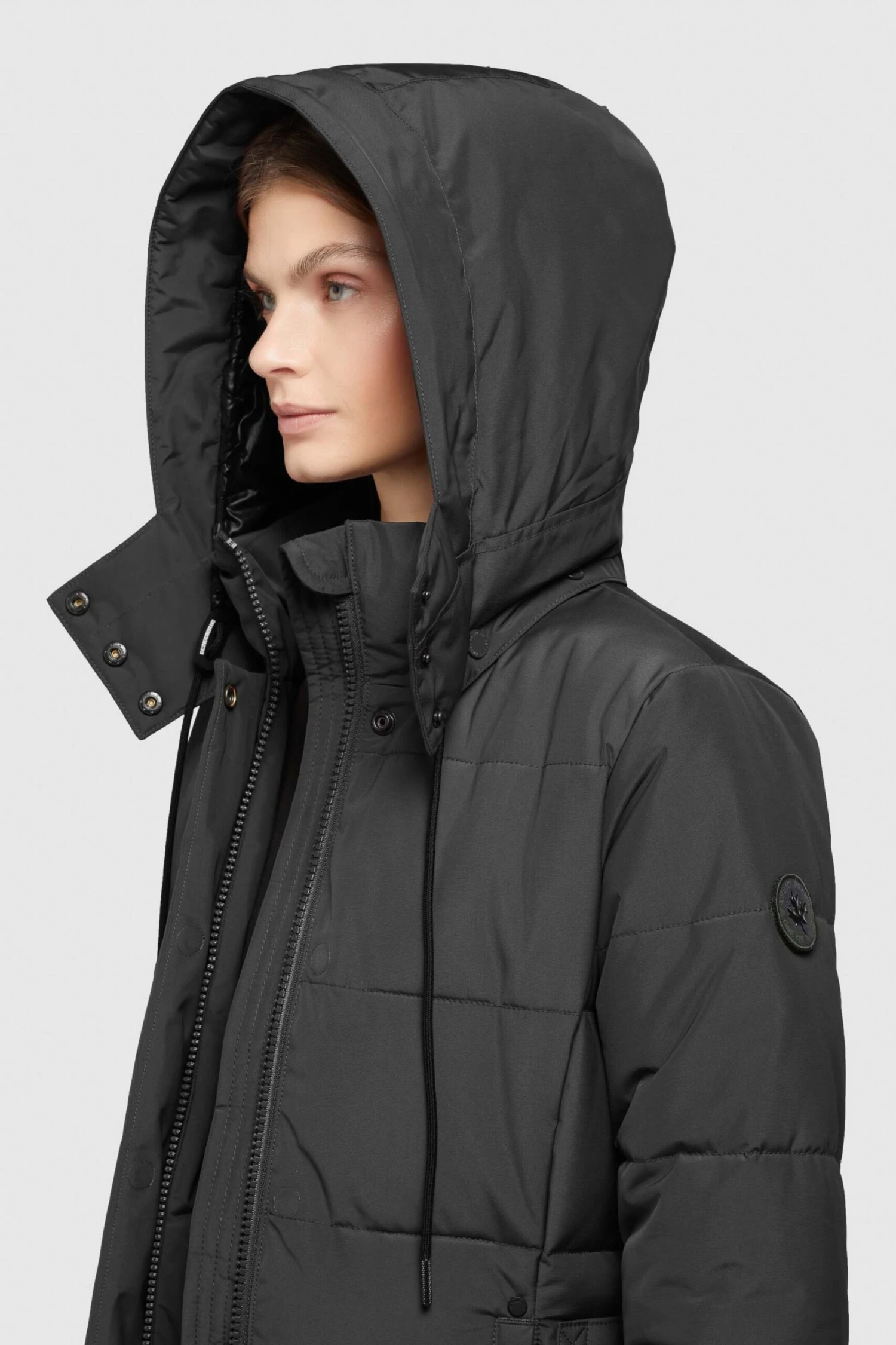 Khujo Wintermantels Wintermantel Cliv Dames Zwart 7 Khujo Wintermantels Wintermantel Cliv Dames Zwart - Afbeelding 7