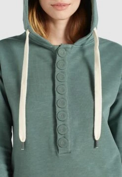 Khujo Hoodies Sweatshirt Keiki Dames Jade Groen -Khujo 8b953fcd4ff9e339bae4ae18fbd8dba4