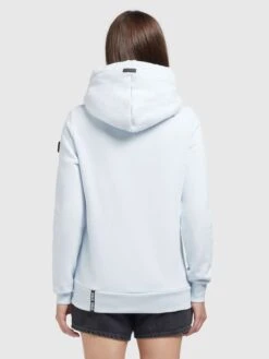 Khujo Hoodies Sweatshirt Karima Dames Lichtblauw -Khujo 8d3b8c6676c8475af0167f69a24b6219