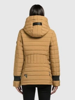 Khujo Winterjassen Winterjas Dames Camel -Khujo 908c5366126477f686228f83345e2b5e