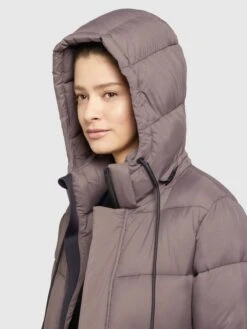 Khujo Wintermantels Wintermantel Julina Dames Mauve -Khujo 90a8101bef960839b71c65b6d849731e