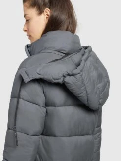 Khujo Wintermantels Wintermantel Julina Dames Donkergrijs -Khujo 9113f6aa5ee73f48be479f0fecd02272