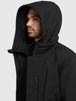 Khujo Winterjassen Winterjas Wayer Heren Zwart -Khujo 91526710e1d8b55f6ebc9bb640aeb7c3