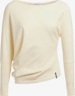 Khujo Fijngebreide Truien Trui Shea Dames Lichtgeel