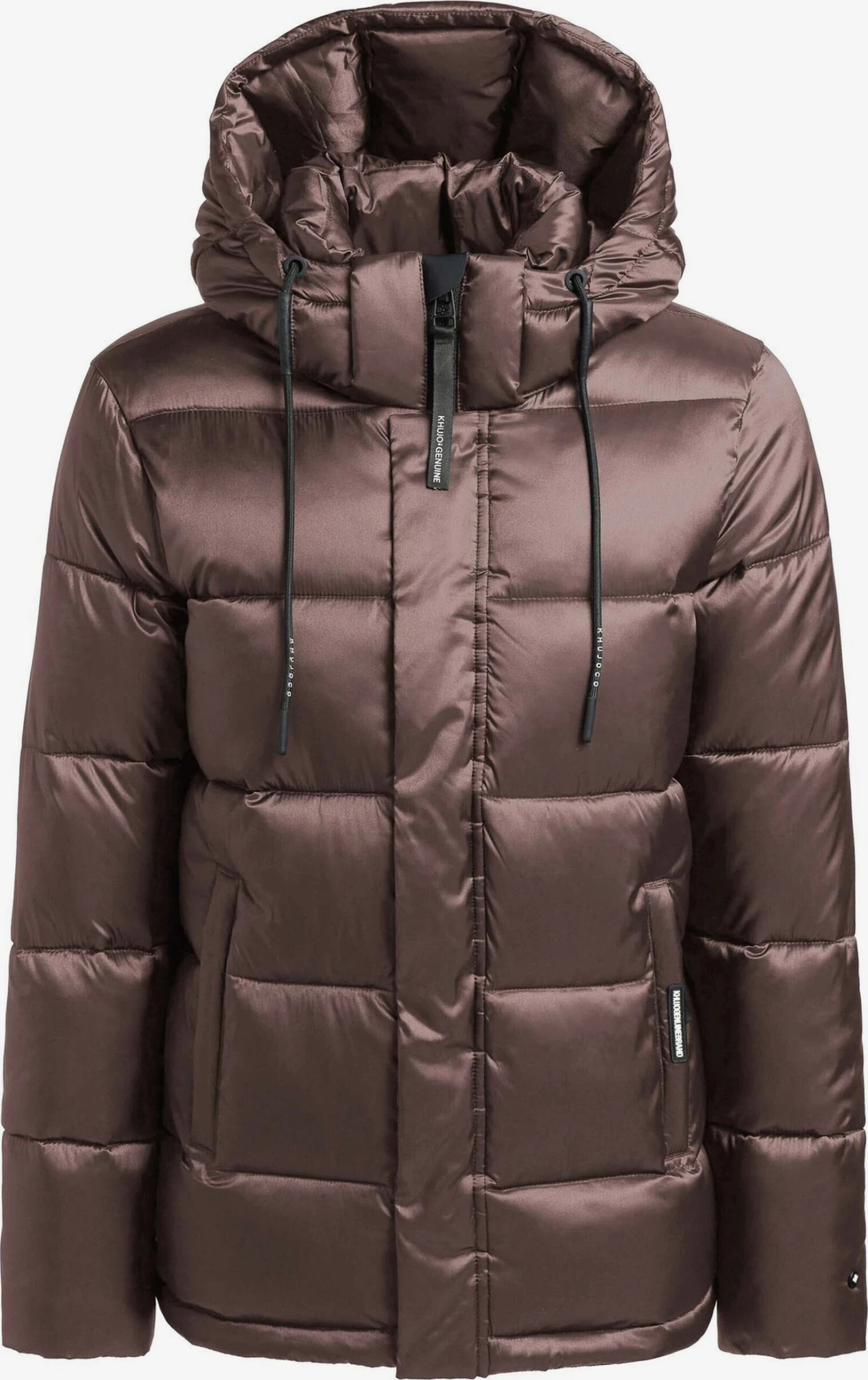 Khujo Winterjassen Winterjas Evona Dames Taupe 1 Khujo Winterjassen Winterjas Evona Dames Taupe